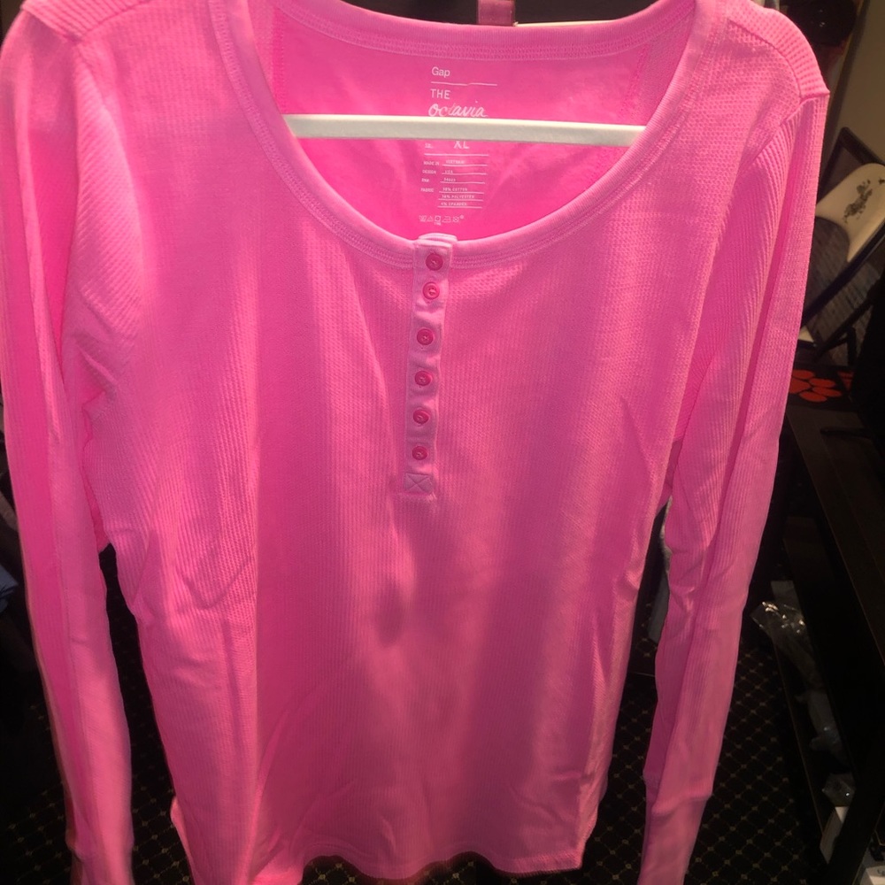 Gap long sleeve waffle top